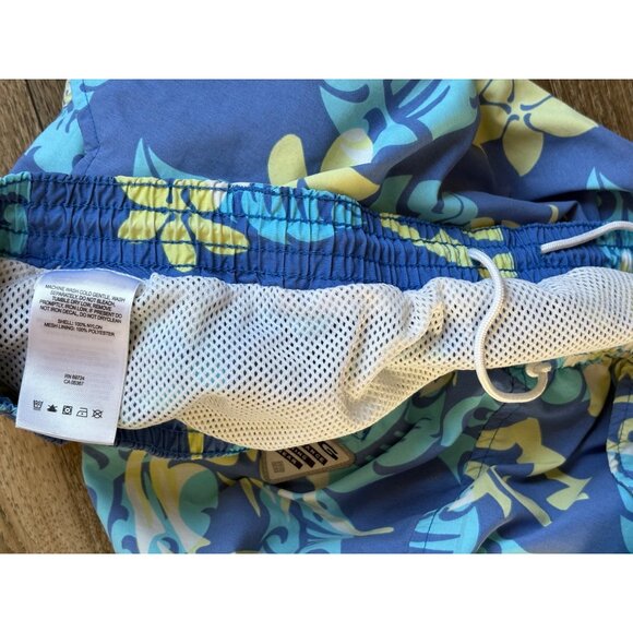 COLUMBIA MENS PLUSSIZE XXL 6L SWIM TRUNK FLORAL SHORT HAWAIIAN ADJUSTABLE POCKET - Picture 9 of 9